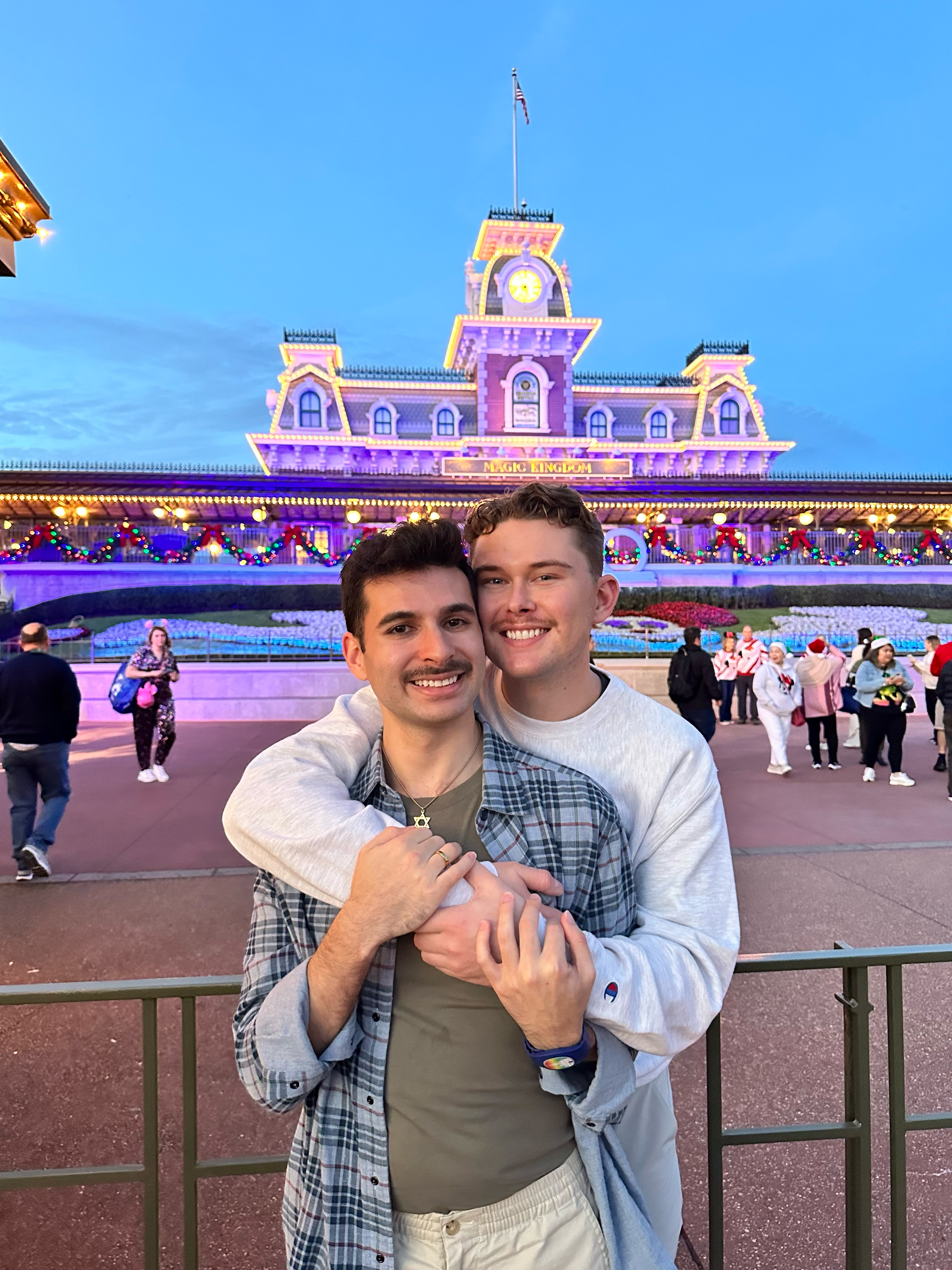 Zack and Caleb at Magic Kingdom